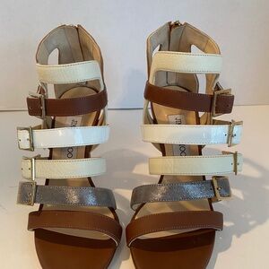 Jimmy Choo Multi Straps Strappy Sandals Heels EU 37.5